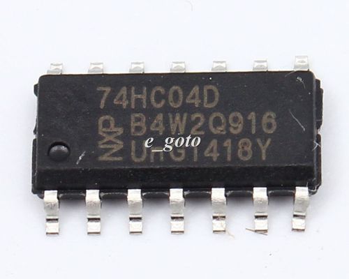 10pcs 74HC04D 74HC04 Hex Inverter Precise CMOS SOP-14