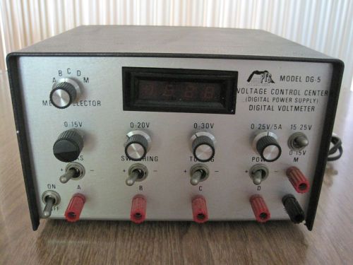 PTS Model DG-5 Voltage Control Center / Digital Power Supply / Digital Voltmeter