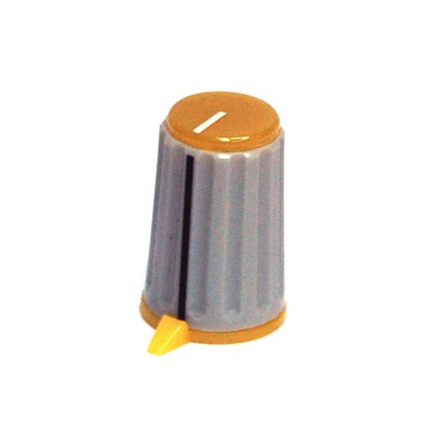 50pc plastic yellow color screw knob rn-110gh size=?10.5x15.8mm hole=?3.2mm rohs for sale