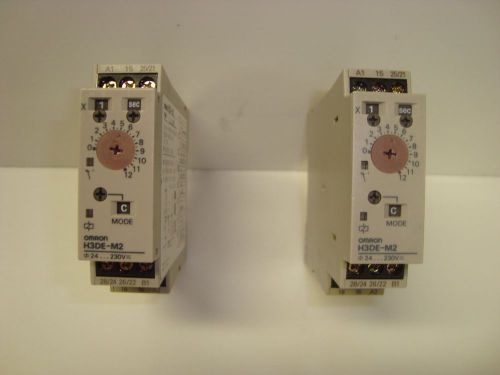 Omron timer h3de-m2 ac/dc24-230 for sale