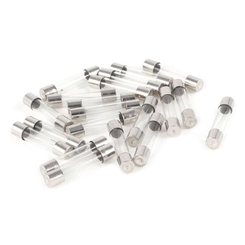 20pcs Fast Blow Glass Tube Fuse 5 Amps 250V 6mm x 30mm GY