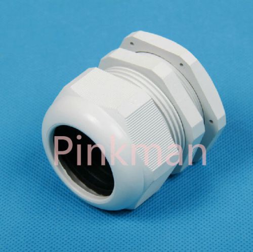 10pcs metric system white m40 nylon cable glands for sale