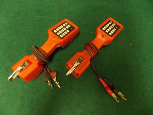 Harris Dracon Lineman Telephone TS22.2 Butt Test Set (Lot of 2) #
