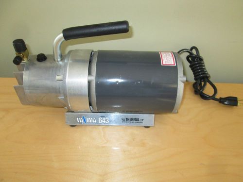 Thermal Engineering Co. Vaxima Model 643 Refrigerant Vacuum Pump