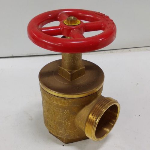 2-1/2&#034; brass fire hose valve for sale