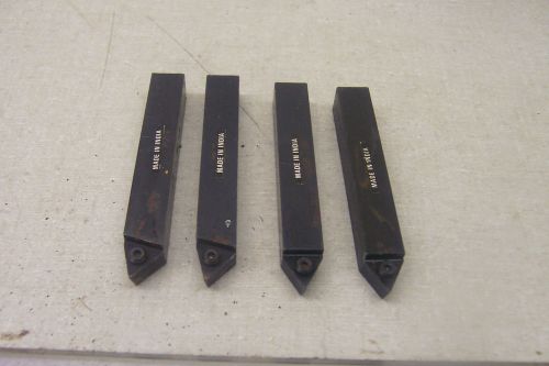 1/2&#034; INDEXABLE CARBIDE TOOL HOLDERS 2) LEFT  2) STRAIGHT NICE