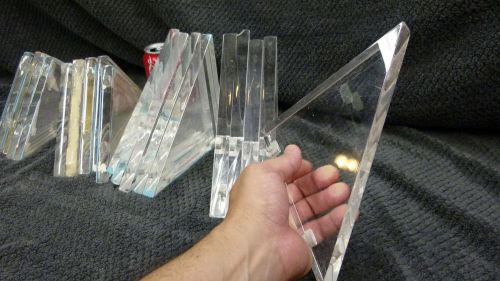 17LB Recycled Scrap Acrylic Plastic Plexiglass Re-purpose used shelf bracet