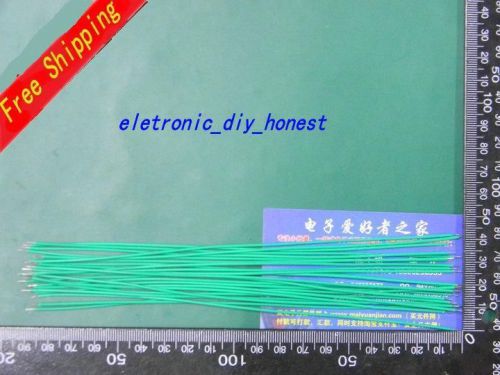 50pcs Green double tinning line length 190mm eletronic cable #Y607