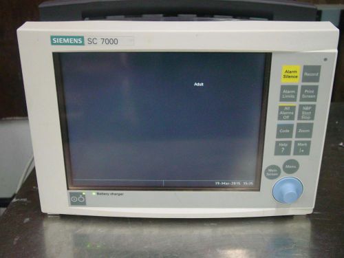 Siemens SC 7000 Color Patient Monitor  CO2