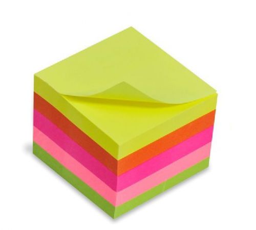 5x400 POST IT NOTES COLOURED REMOVABLE STICKY LABELS