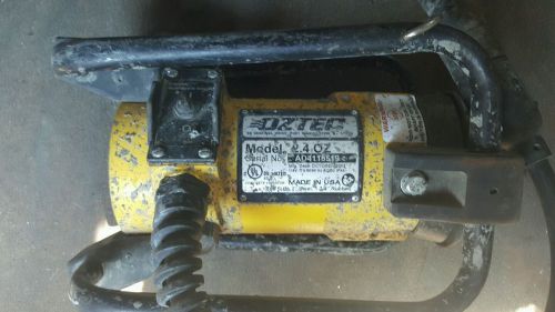 USED  Oztec 2.4 OZ Electric Concrete Vibrator Power Unit