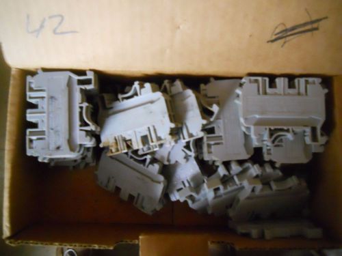 Box lot of 40 phoenix contact udk4 dinrail  terminal blocks for sale