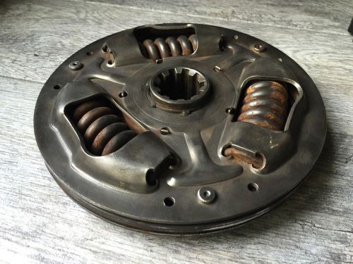 8&#034; industrial Machine Age Steel/Cast Iron gear sprocket steampunk lamp base