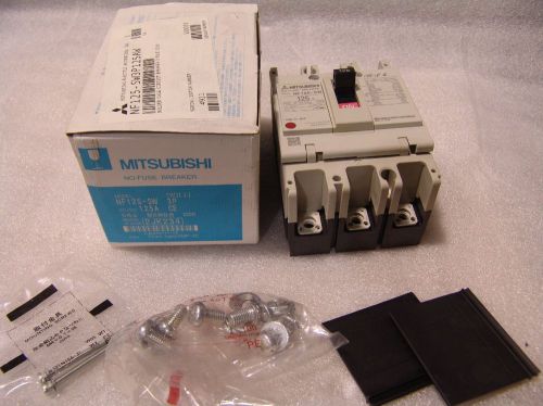 Circuit breaker mitsubishi nf125-sw , 3 p , 125 a for sale