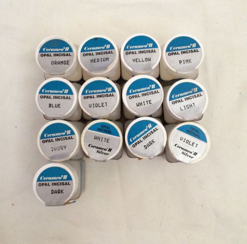 Ceramco II, Vacuum Porcelain, Opal Incisal, 10g, 13 Containers