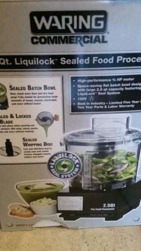 Warning 2.5 Quart Liquilock Sealed Food Processor