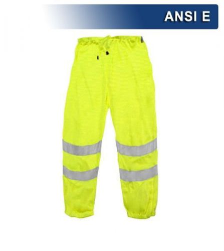 Reflective apparel safety pants high vis lightweight mesh vea-701-st ansi e for sale