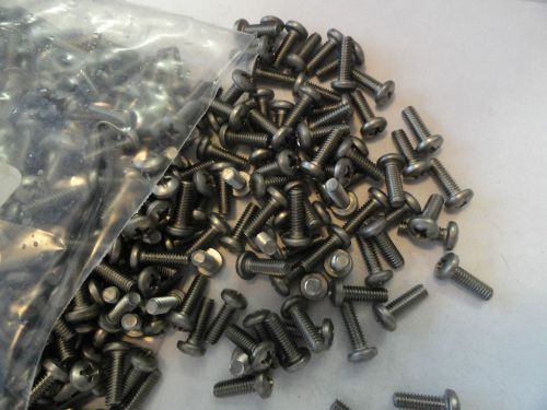 8-32 x 1/2&#034; long stainless phillips pan head screws, ms51957-45 for sale