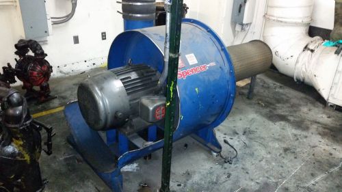 Spencer centrifugal blower with 40 hp motor for sale