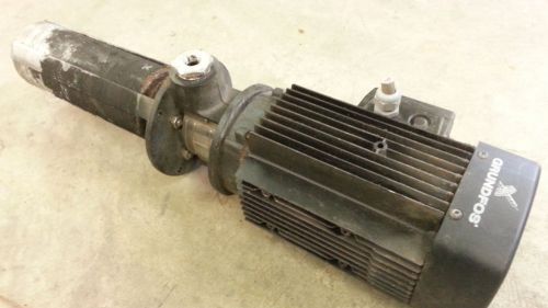 Grundfos Pump CRK2-130 A-W-A-AUUV 75 LPM 3KW 3 Phase MG 100LB2-28FT130-C Motor