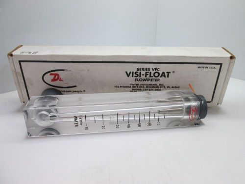 *new in box* dwyer vfc-153 visi-float flowmeter, 10-75 l/min, 100psi max for sale