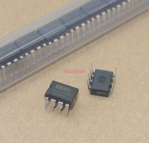 1pcs INA118P Instrumentation Amplifier IC DIP8 TI