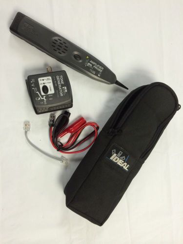 Ideal 62-164 amplifier probe / 62-100 tone generator / case &amp; test leads for sale