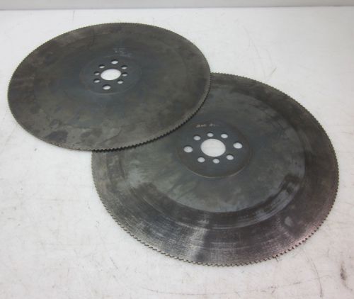 Lot 2 hss dmo5 400 x 3 x 40 200-tooth cold saw blade for sale