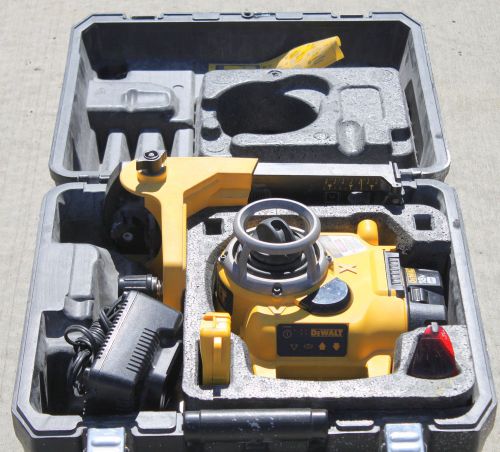 Dewalt dw077ki 18v self leveling rotary laser level kit dw077 for sale