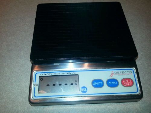 Detecto PS4 (PS-4) Digital Portion Control Scale Free Domestic Shipping