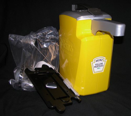 Heinz Keystone Dispenser MUSTARD 1.5 gal Table Top Condiment Pump Item No. 8694
