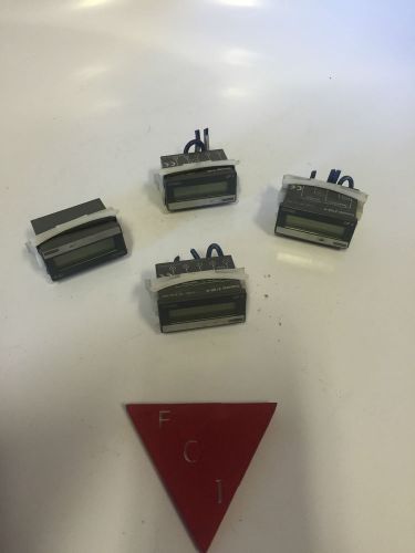 Lot of four Courzet SYNTEC CP2 COUNTERS