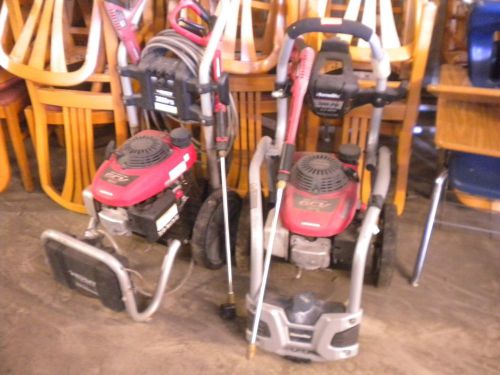 Lot of 2 husky pressure washer 3000 &amp; 3100 psi 2.5 gpm for sale