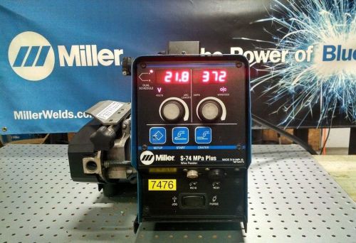 Miller s-74mpa plus wire feeder, mig, gmaw, aluminum, flux cored for sale