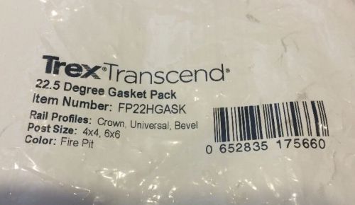 Trex transcend 22.5 degree gasket pack fire pit new for sale