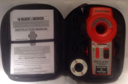 Black &amp; Decker Bulls Eye BDL110S Laser Level Stud/Metal/AC Wire Sensor