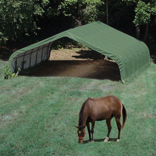 Temporary livestock shed/ portable run in cattle horse shelter 22&#039; x 24&#039; x 12&#039; for sale