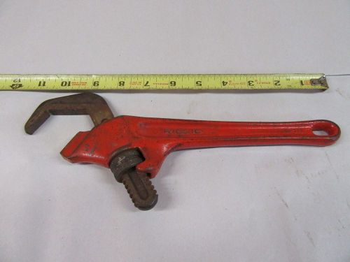 Rigid E110 Pipe Wrench,11&#034; Hex Nut Wrench,GOOD Working,Good Cond,       #R92415