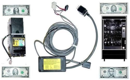 Accepts $5 - Automatic Product 4000 5000 bill validator acceptor kit package