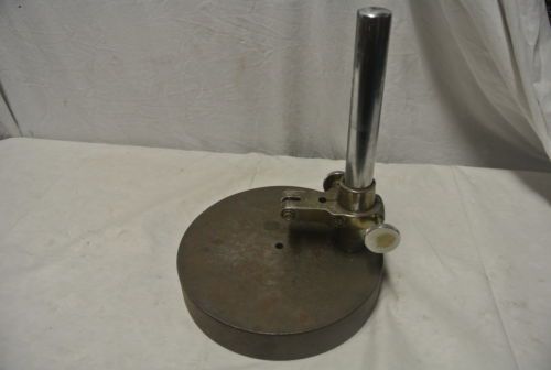 Heavy industrial gauge stand - gage - adjustable - 13&#034; tall 10&#034; diameter for sale