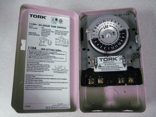 Tork #1104 - 24 Hour Time Switch 208-277VAC/60Hz