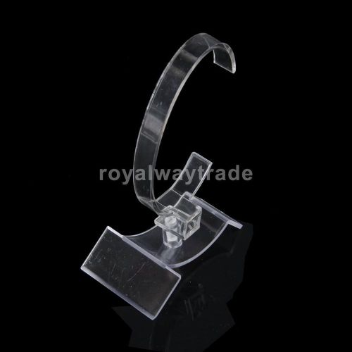Clear plastic watch display stand rack holder for sale