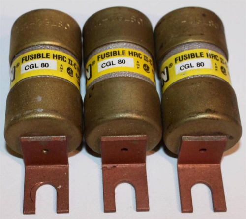 Cooper bussmann cgl-80 80 amp hrc form ii class cc current-limiting fuse 600v for sale