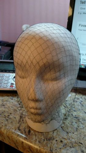 female styrofoam wig head