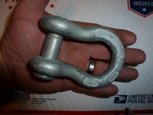 Lot of 4  5/8 Clevis Shackle. Towing recovery rope chain attachment point.