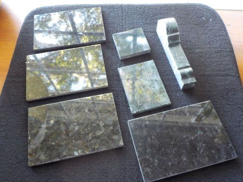 Lot of 7 VT. Marble Co. Granite in Various Sizes and Types