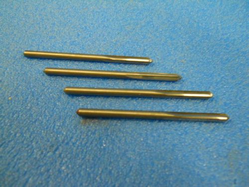 Chucking reamers 1/8&#034; solid carbide rh spiral rh cut lot of 4 for sale