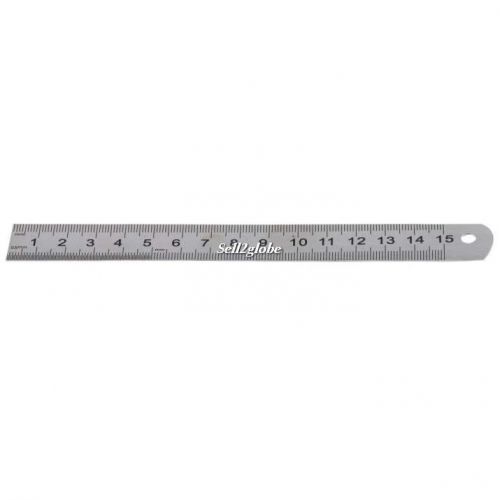 15cm double side stainless steel measuring straight ruler tool 6 inches new g8 for sale
