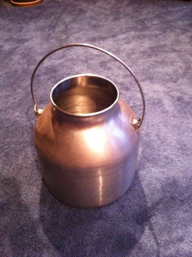 vintage stainless steel 5 gallon milk cans Bucket Jug