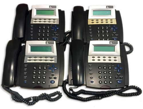 Lot of 4 Altigen IP 600PH VOIP Phone Telephone 10 Programmable Buttons Office